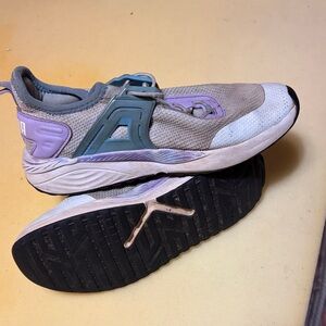 Puma Gray and Purple Sneakers